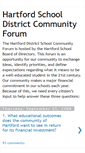 Mobile Screenshot of hartfordschoolscommunityforum.blogspot.com