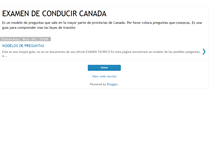 Tablet Screenshot of conducircanada.blogspot.com