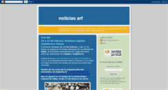 Desktop Screenshot of noticiasarf.blogspot.com