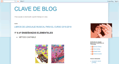 Desktop Screenshot of laclavedeblog.blogspot.com