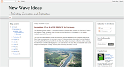 Desktop Screenshot of newwaveideas.blogspot.com