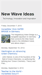 Mobile Screenshot of newwaveideas.blogspot.com