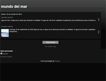 Tablet Screenshot of mundodelmar.blogspot.com