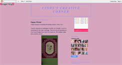 Desktop Screenshot of cindyscreativecorner-cindy.blogspot.com