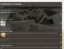Tablet Screenshot of cinderellaonclouds.blogspot.com