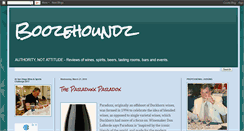 Desktop Screenshot of boozehoundz.blogspot.com