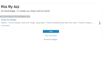Tablet Screenshot of kissmyazz.blogspot.com