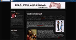 Desktop Screenshot of fragpwnreload.blogspot.com