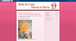 Desktop Screenshot of casamartaemaria.blogspot.com