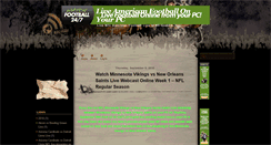 Desktop Screenshot of liveamericanfootballonyourpc.blogspot.com