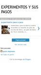 Mobile Screenshot of experimentosysuspasos.blogspot.com