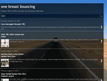 Tablet Screenshot of onebreastbouncing.blogspot.com