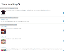 Tablet Screenshot of haruharu-shop.blogspot.com