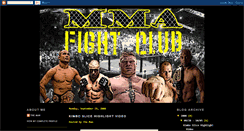 Desktop Screenshot of mmafightclub.blogspot.com