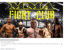 Tablet Screenshot of mmafightclub.blogspot.com