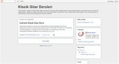 Desktop Screenshot of klasikgitardersikursuankara.blogspot.com