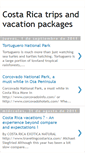 Mobile Screenshot of costaricavacationsblog.blogspot.com