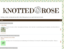 Tablet Screenshot of knottedrose.blogspot.com