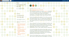 Desktop Screenshot of free-computer-tv-on-pc.blogspot.com