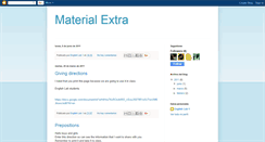 Desktop Screenshot of materialextra.blogspot.com