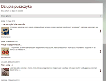 Tablet Screenshot of dziuplapuszczyka.blogspot.com