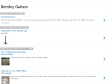 Tablet Screenshot of bentleyguitars.blogspot.com