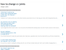 Tablet Screenshot of howtochangecvjoints.blogspot.com