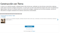 Tablet Screenshot of construccioncontierra.blogspot.com