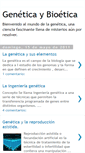 Mobile Screenshot of geneticabioetica.blogspot.com