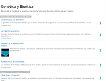 Tablet Screenshot of geneticabioetica.blogspot.com