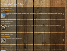 Tablet Screenshot of postcardsfrompokey.blogspot.com