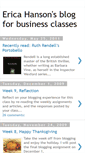 Mobile Screenshot of ericahansonsblogforbusinessclasses.blogspot.com
