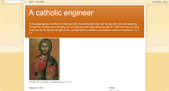 Desktop Screenshot of catholic-engineer.blogspot.com