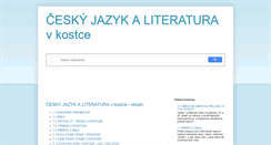 Desktop Screenshot of cestina-v-kostce.blogspot.com