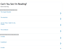 Tablet Screenshot of cantyouseeimreading.blogspot.com
