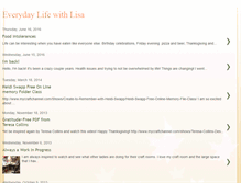 Tablet Screenshot of everydaylifewithlisa.blogspot.com