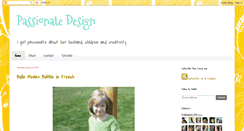 Desktop Screenshot of passionatedesign.blogspot.com