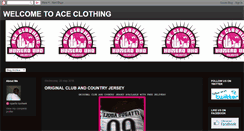 Desktop Screenshot of clothingace.blogspot.com