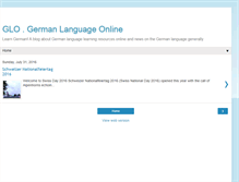 Tablet Screenshot of glo-german.blogspot.com