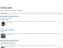 Tablet Screenshot of buscadornoticiasvideojuegos.blogspot.com