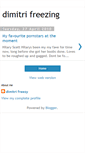 Mobile Screenshot of dimitrifreezing.blogspot.com