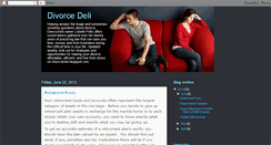 Desktop Screenshot of divorcedeli.blogspot.com