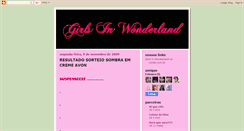 Desktop Screenshot of girls-in-wonderland.blogspot.com