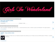 Tablet Screenshot of girls-in-wonderland.blogspot.com