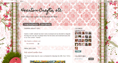 Desktop Screenshot of hearts-n-craftsetc.blogspot.com