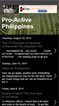 Mobile Screenshot of pro-activephilippines.blogspot.com