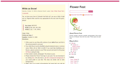 Desktop Screenshot of flower-fest.blogspot.com