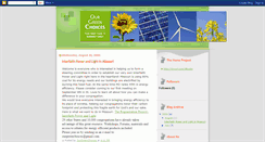 Desktop Screenshot of ourgreenchoices.blogspot.com