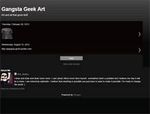 Tablet Screenshot of gangsta-geek-art.blogspot.com