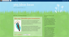 Desktop Screenshot of 365ideaslocas.blogspot.com